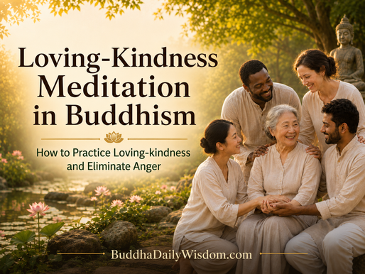 Learn Loving-kindness Meditation in Buddhism, how to practice goodwill toward all beings, and how the practice helps eliminate anger, hatred, and ill will.