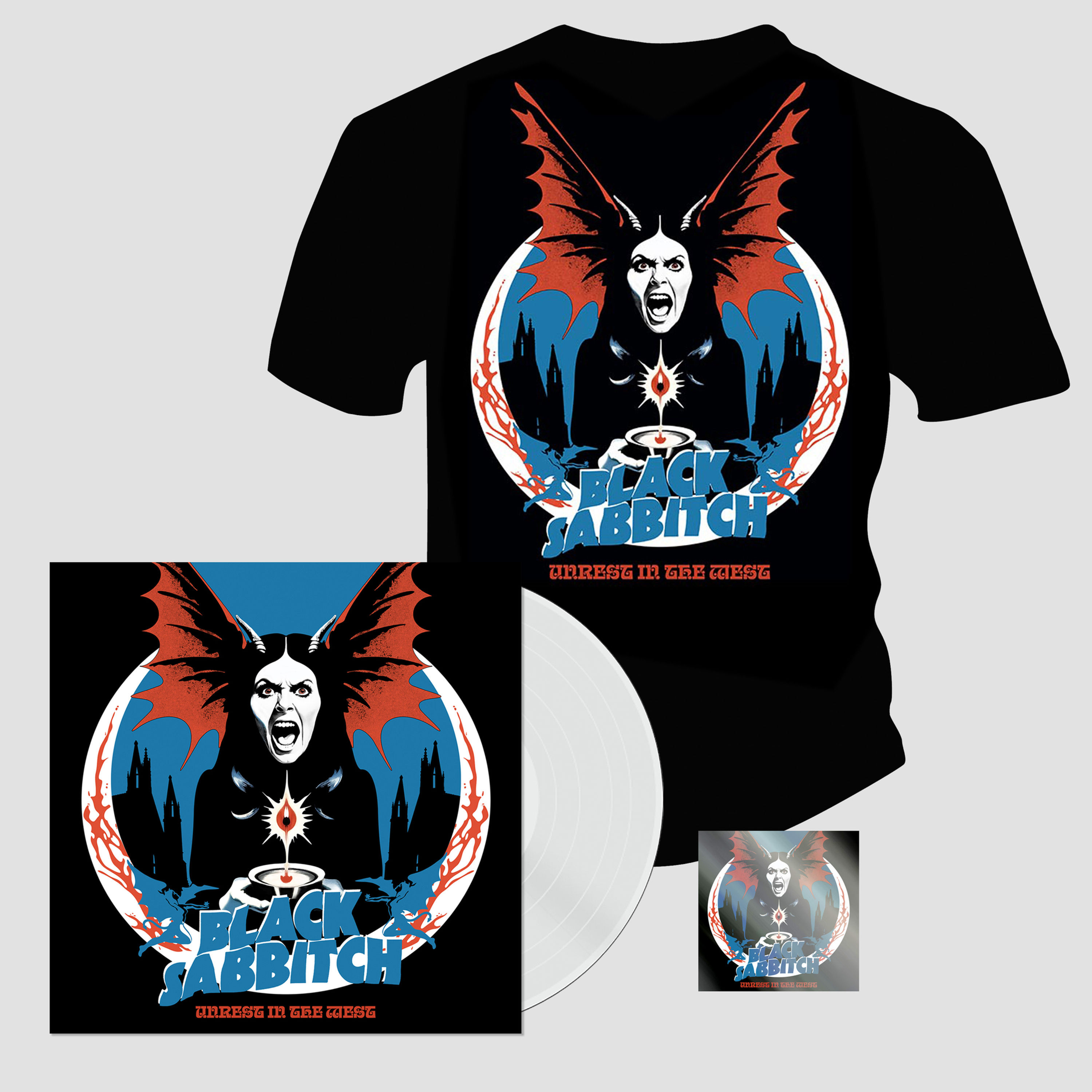 Black Sabbitch 'Unrest in the West' LE Vinyl LP + T-Shirt Bundle