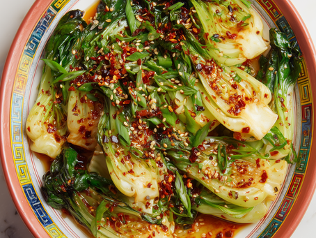 Garlic Sesame Baby Bok Choy