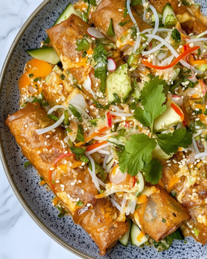 Vegan Spring Roll Salad
