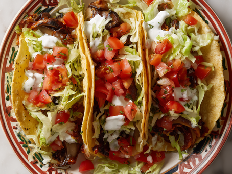 Vegan Paprika Mushroom Tacos
