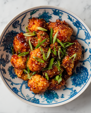 Sticky Korean Vegan Cauliflower Wings