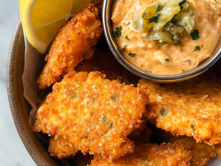 Crispy Vegan Fish Bites