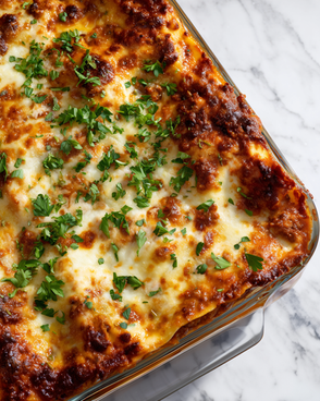Vegan Soya Mince Lasagne
