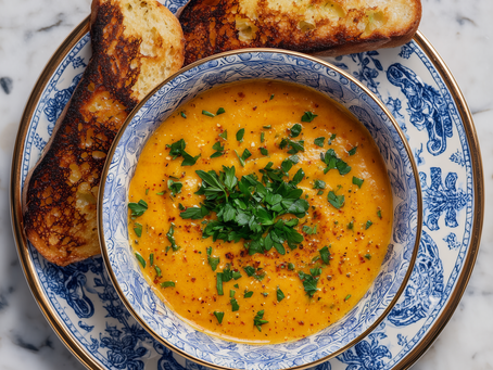 Vegan Pumpkin & Butternut Squash Soup