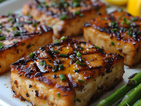 Grilled Vegan Tofu Steaks