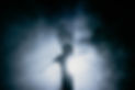 dancer silhouette in smoke