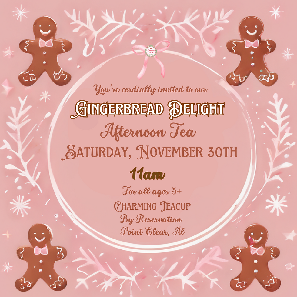 Gingerbread Delight Afternoon Tea | 11am
