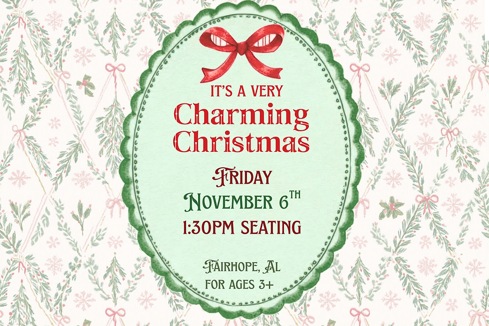 Christmas Afternoon Tea | Fri. Nov. 6th at 1:30pm