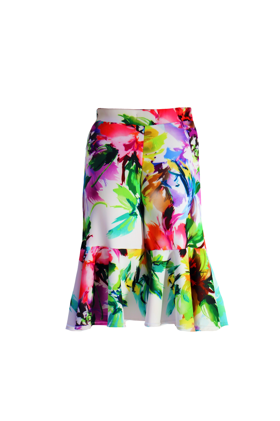 Thumbnail: High Waist Shorts with Floral Print
