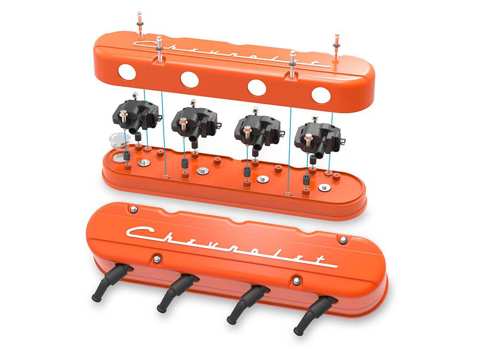 Thumbnail: Holley Aluminum LS Valve Covers 241-178