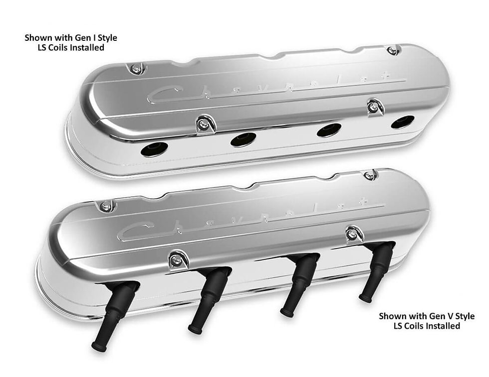 Thumbnail: Holley Aluminum LS Valve Covers 241-176