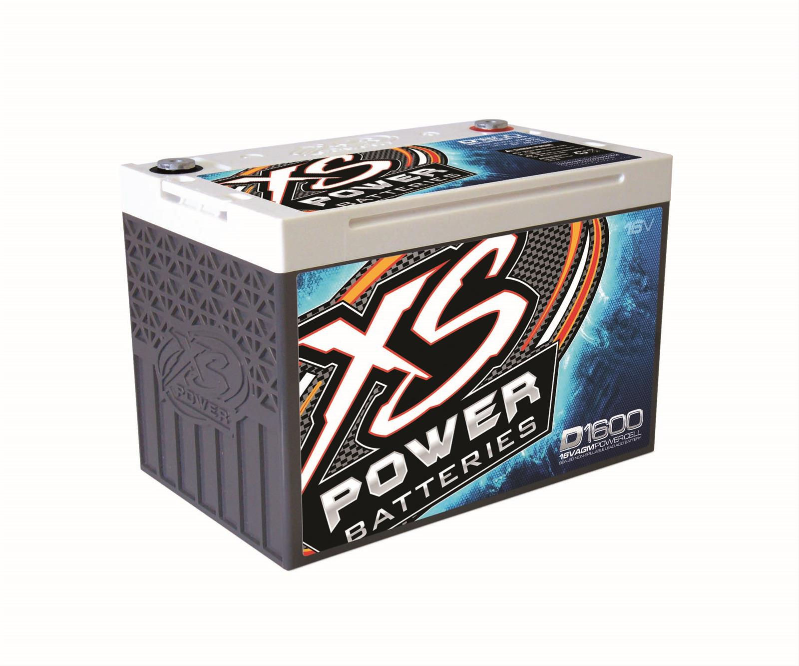 XS Power 16V AGM Lightweight Racing Battery High Output 775 CA D1600