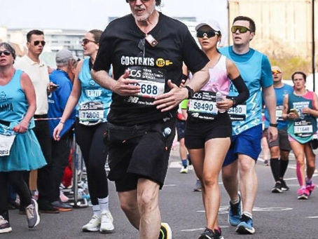 Dr Costas MBE Completes his 7th Marathon [The London Marathon April 26th 2026]