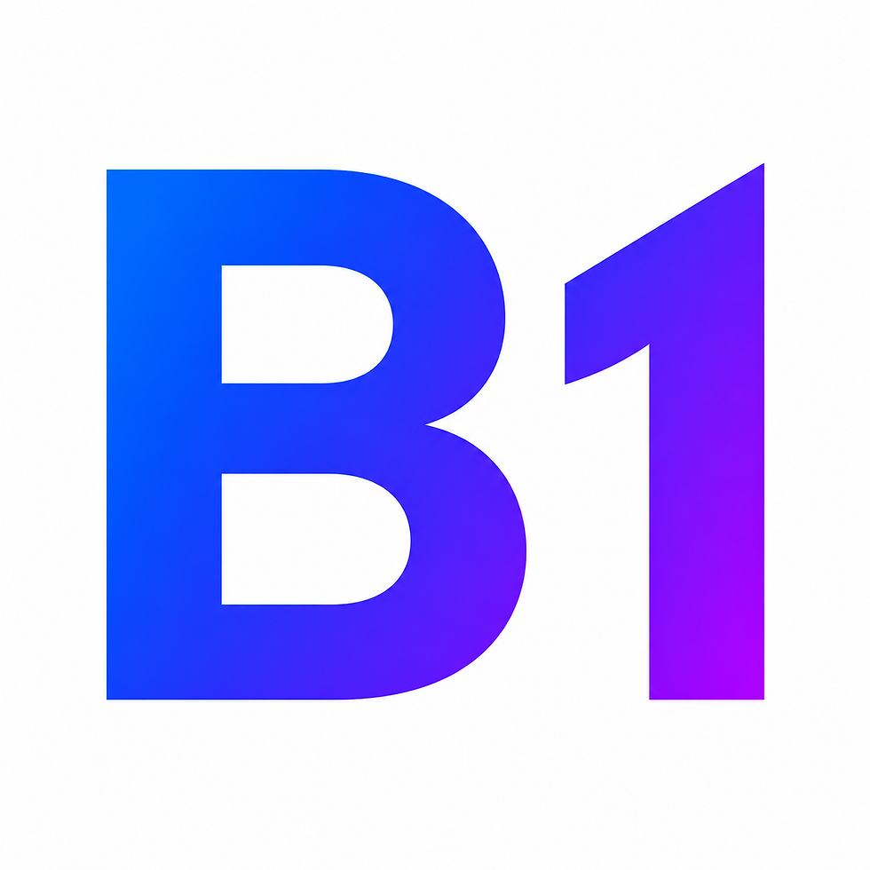 B1 - Cours intensif de l'après-midi