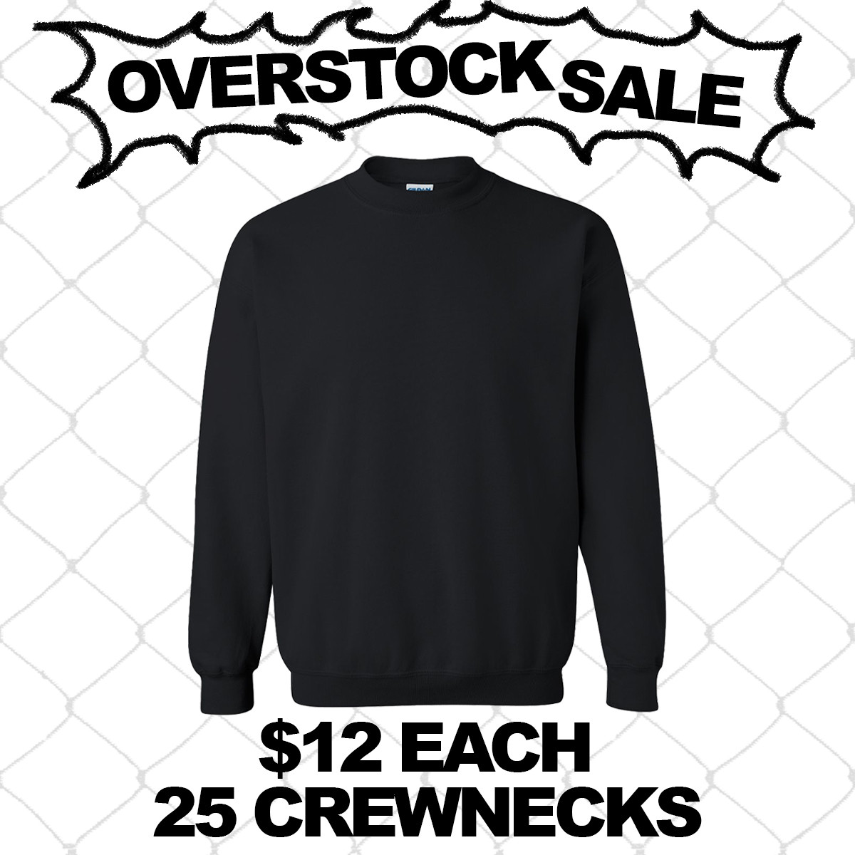 25 CREWNECKS