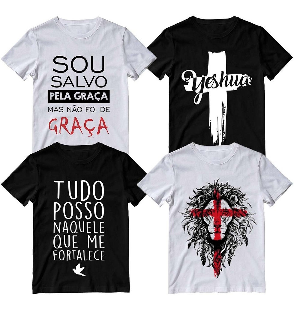 Miniatura: Camisetas sociais e casual masculino