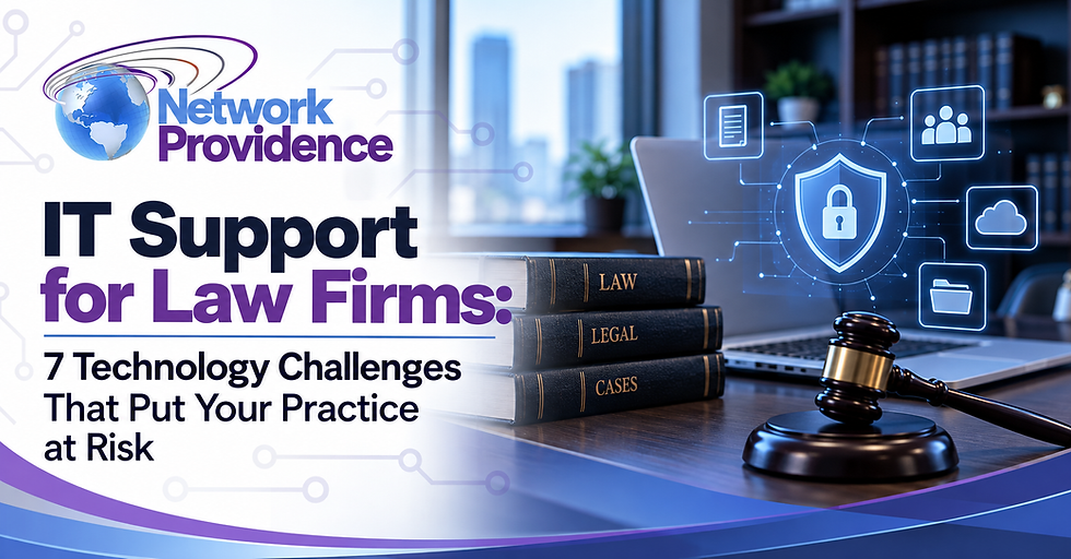 IT Support for Law Firms: 7 Technology Challenges That Put Your Practice at Risk