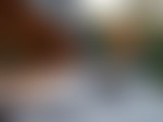 modern deck with built in seating and firepit