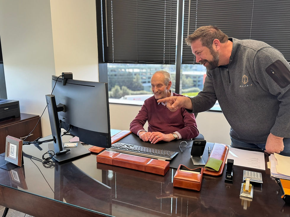 Keith Helping Client