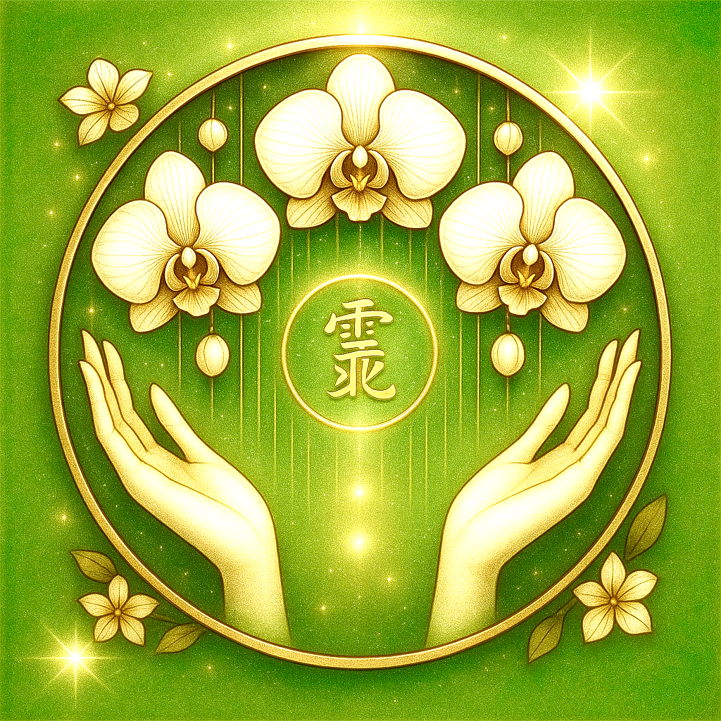 Zielona pieczątka Reiki
