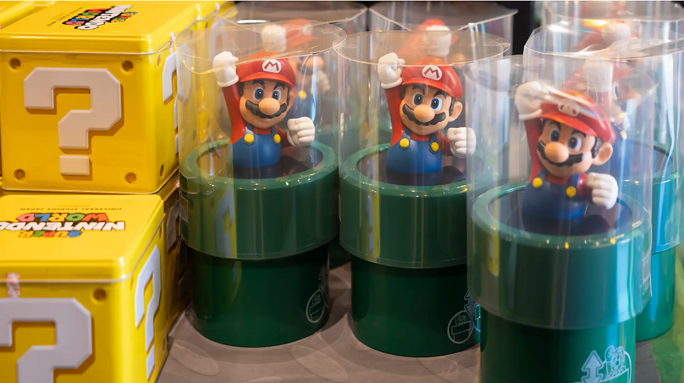 Caixa de biscoito do Mario 