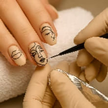 Etiler’de kişiye özel sanatsal tırnak süslemeleri