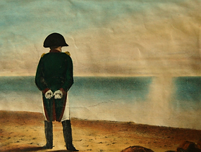 napoleon thinking of escape on elba