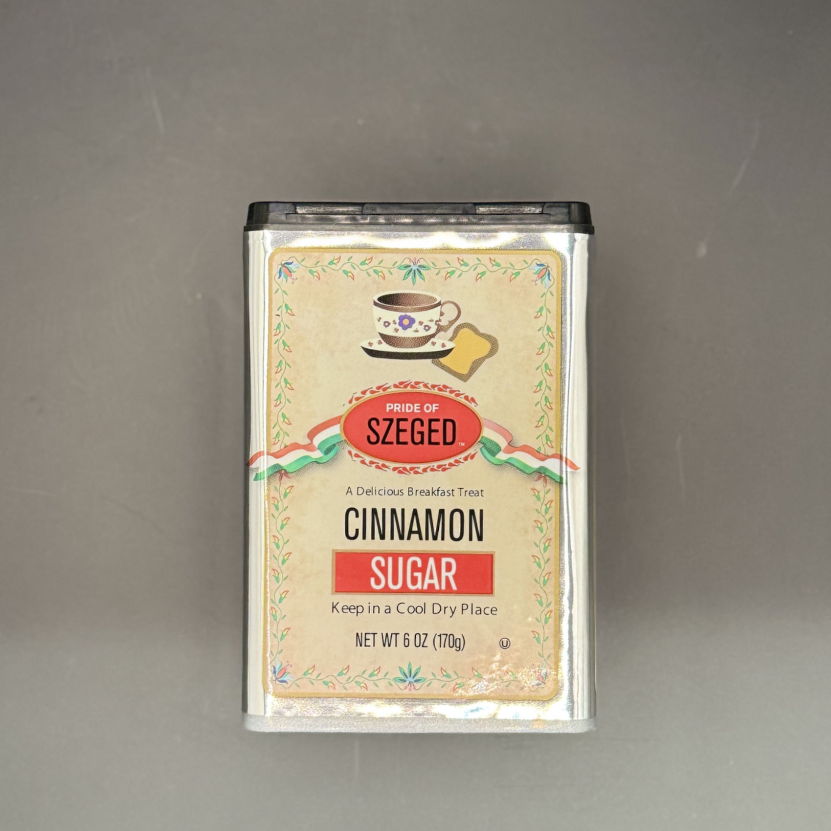 Szeged Cinnamon Sugar 6oz. Tin