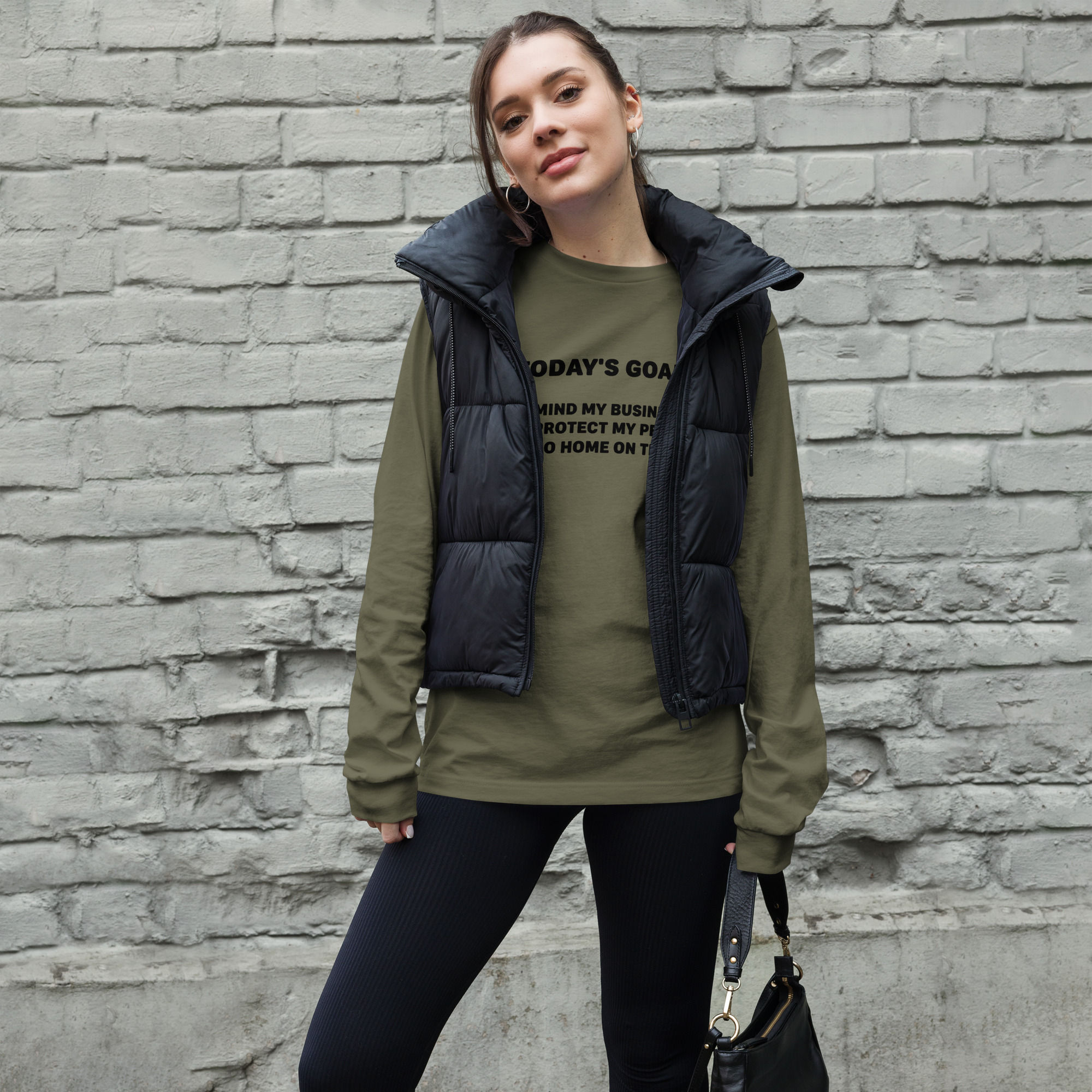 "Today's Goals" Women's Long Sleeve Tee