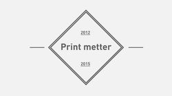 Print matter