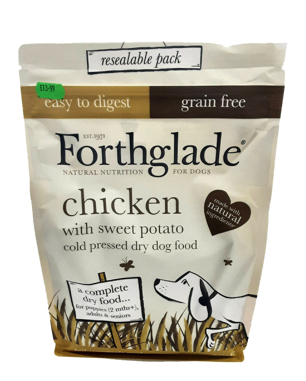 FORTHGLADE COLD PRESSED DRY DOG FOOD