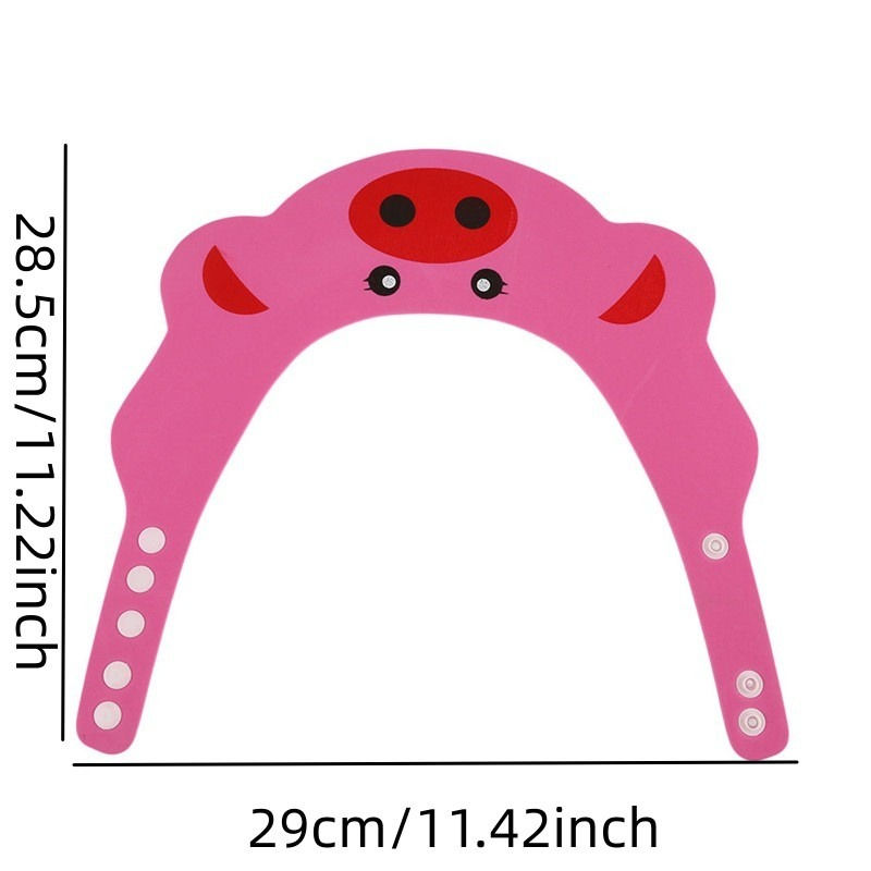 Thumbnail: Adjustable Baby Shower Hat Toddler Kids Shampoo Bathing Shower Cap Wash Hair Shi