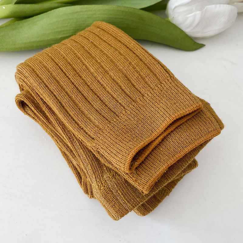 Thumbnail: 1-6 Years Girls Toddler Baby Basic Ribbed Sweater and Leggings Footless Tights K