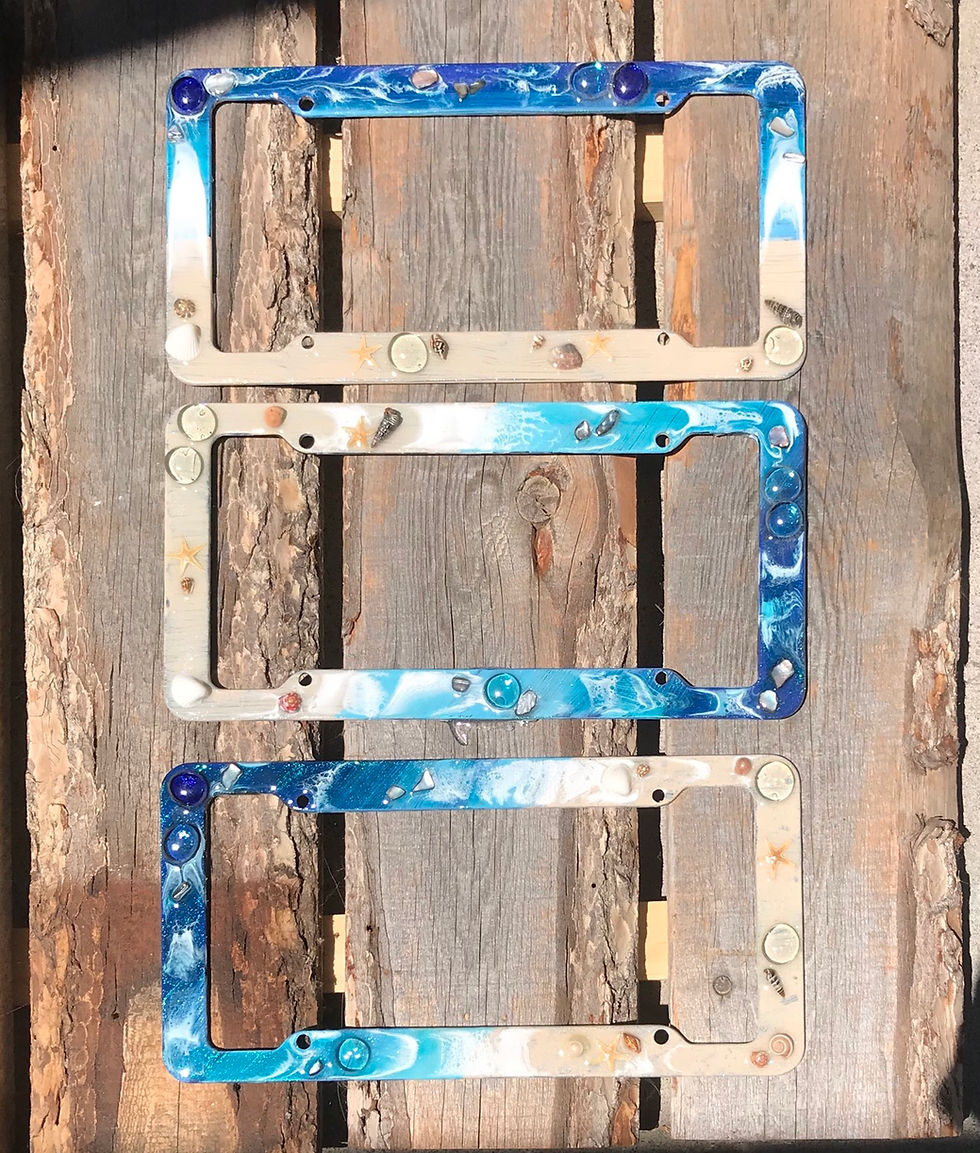 Thumbnail: Beachy License Plate Frame