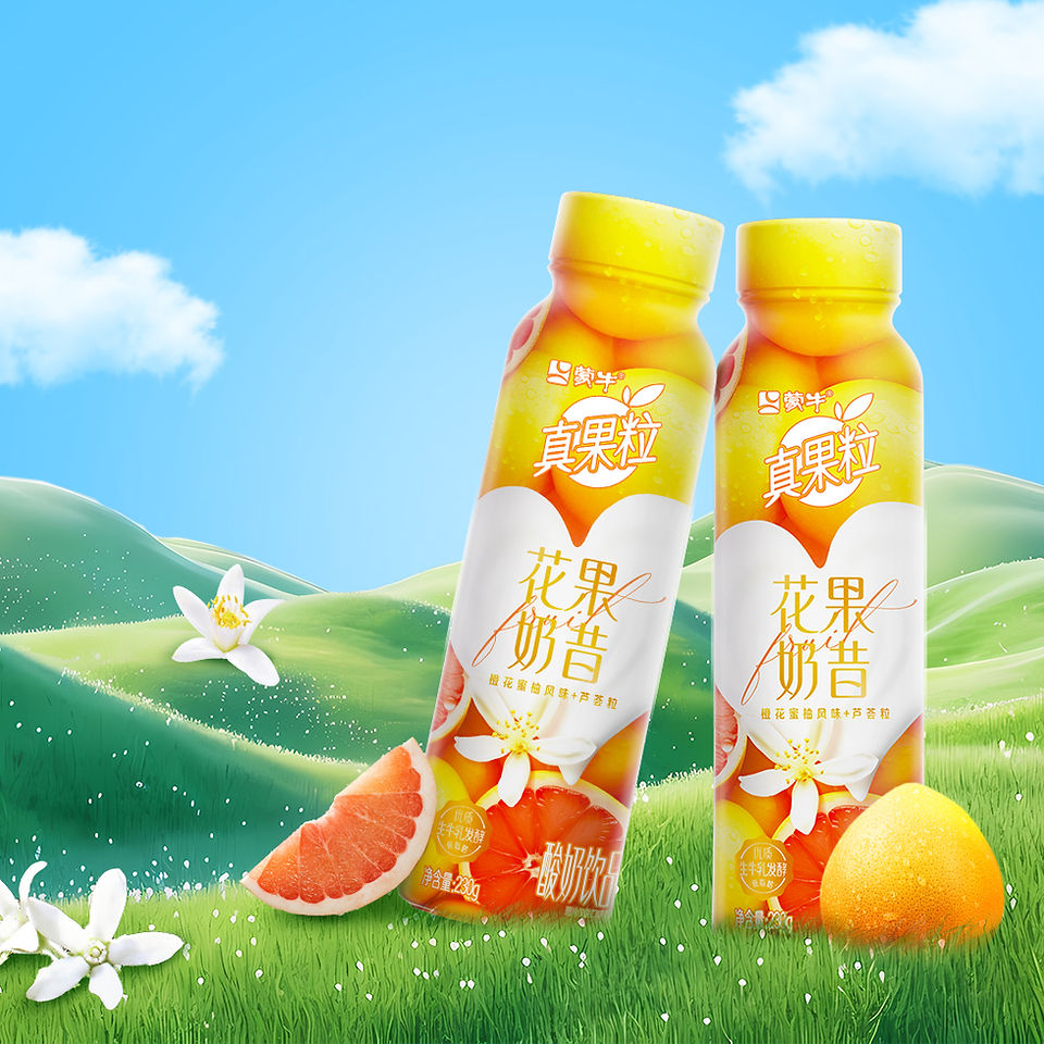 CHEWY FRUIT Yogurt Series:nutritious, flavorful drinks, premium ingredients & innovative packaging.