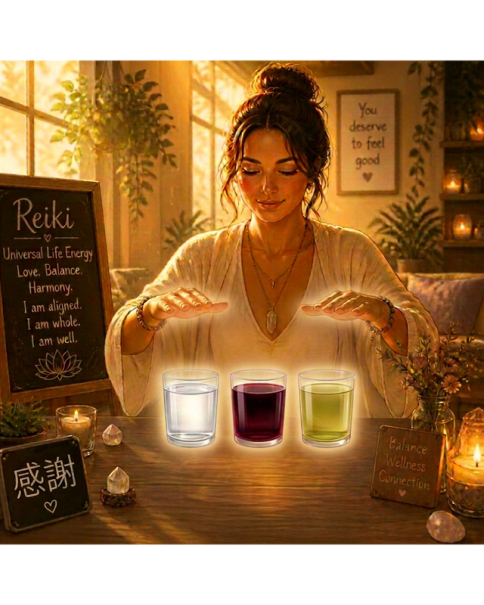 Online Reiki - Let's Reiki on the drinks!