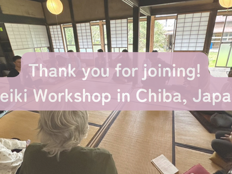 Special Reiki event in Japan was successfully held and completed!