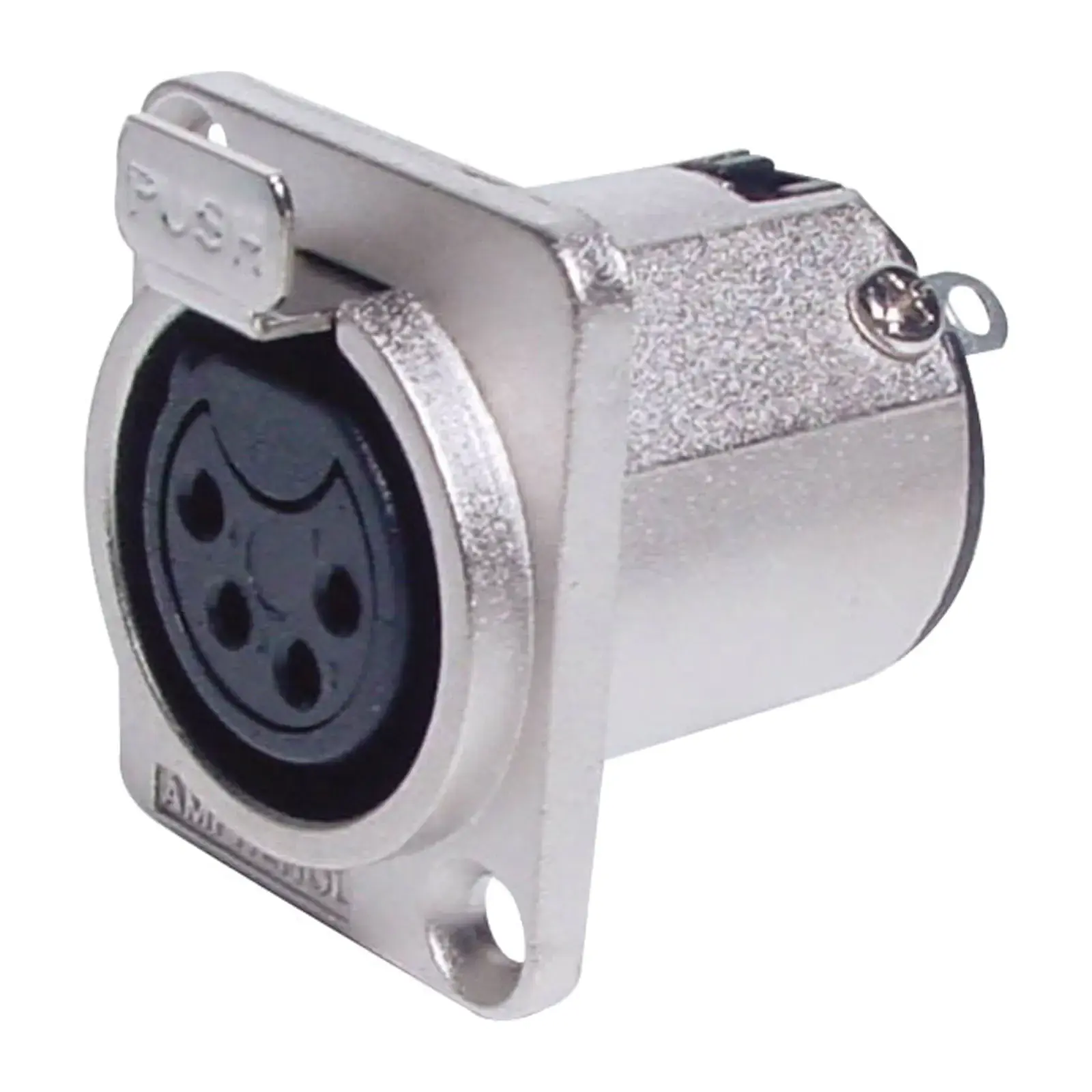4 Pin Female Chassis Mount XLR AC4FDZ