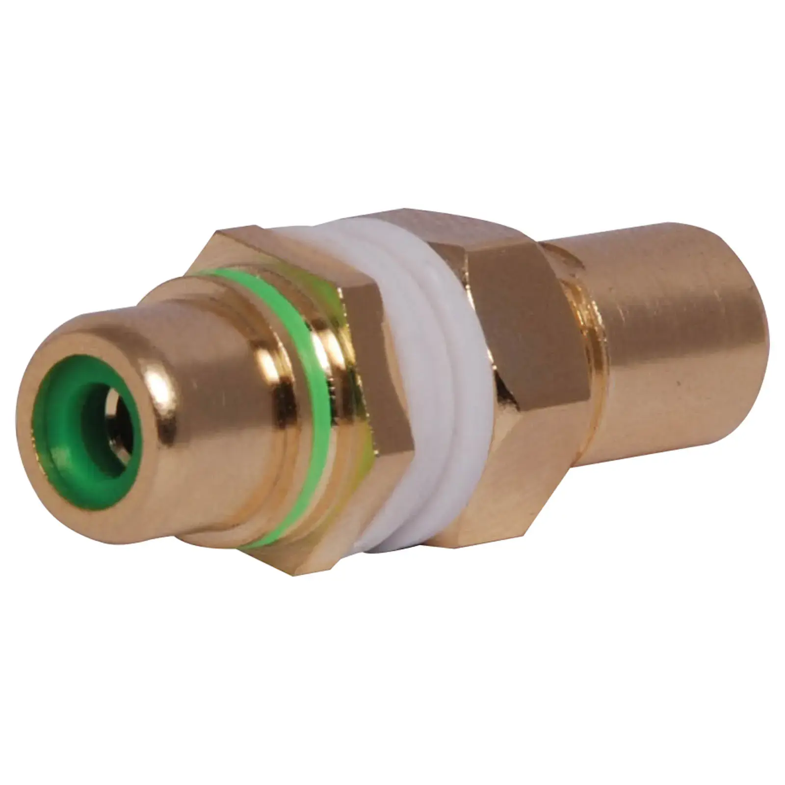 Green Double Sided Chassis Mount RCA