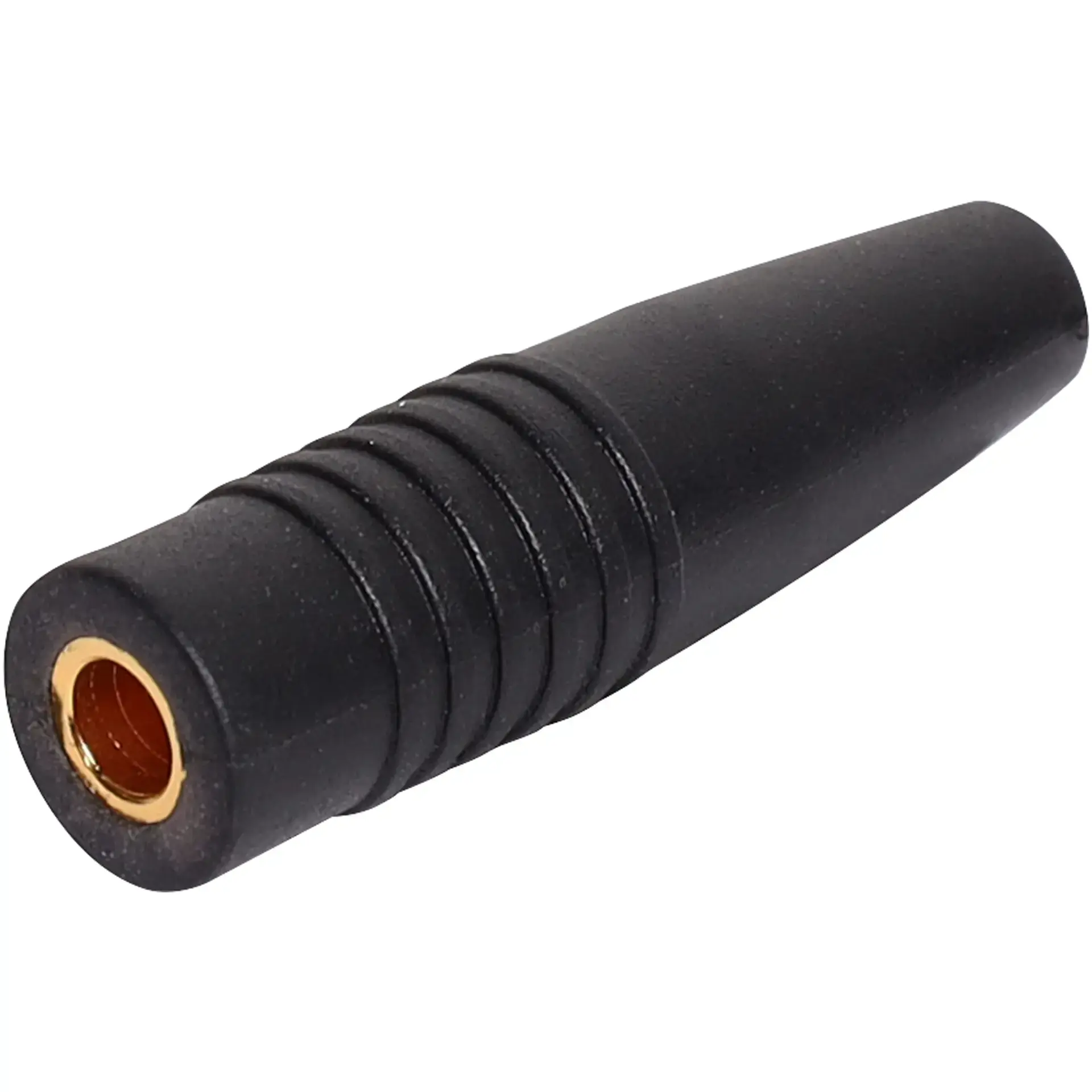 Black Slimline Banana Socket
