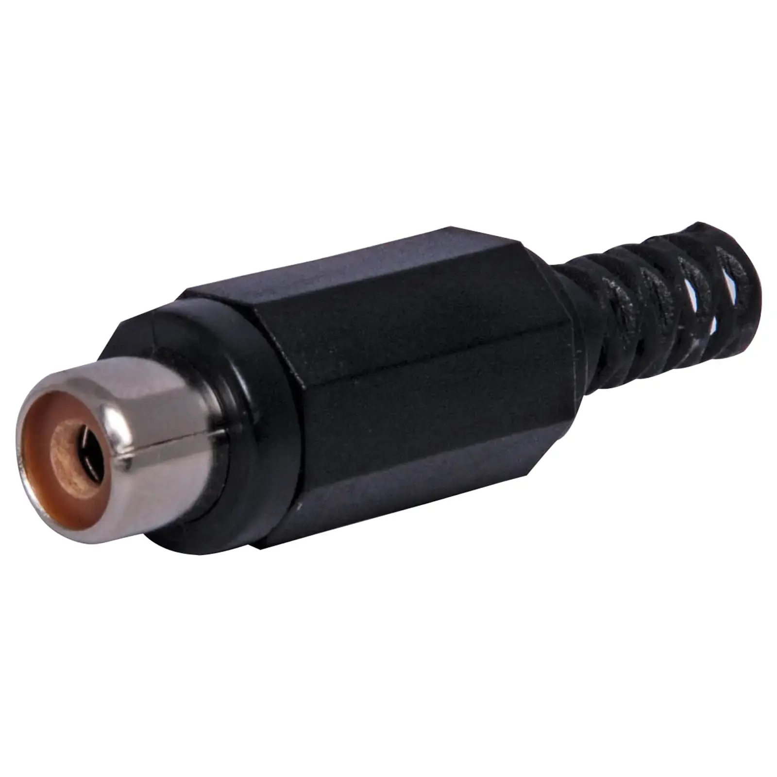 Black RCA Plastic Line Socket