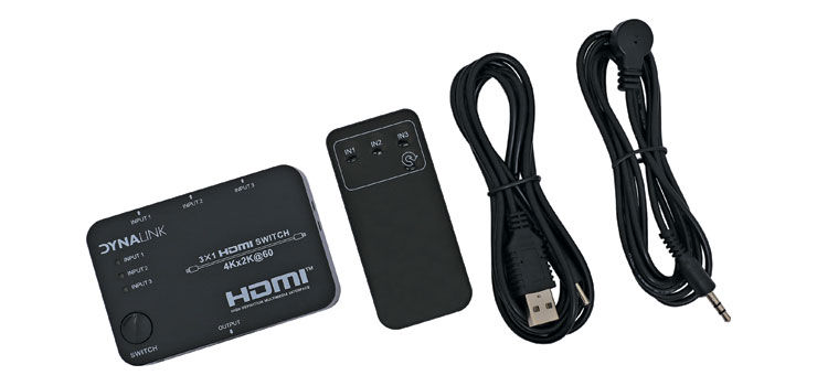 Thumbnail: 3 Way HDMI 4K Switcher With Remote Control