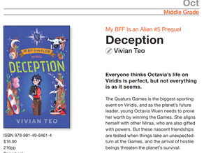 My BFF Is an Alien: Deception book cover reveal!