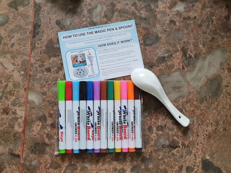 magic pen marker whiteboard ink float water dry erase kids activities indoor