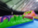 Let's Play indoor inflatables playground bouncy castles Singapore kids activities downtown east DMarquee