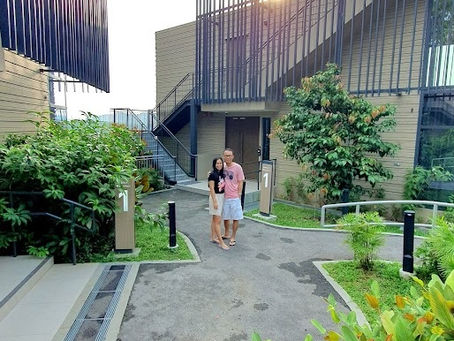 We went for a staycation at a gorgeous 3-storey villa! Here's what it's like at East Villa HomeTeamNS Bedok Reservoir