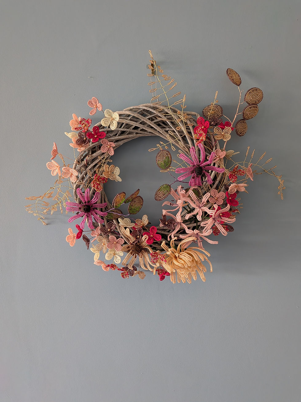 Thumbnail: Six session course, Rudbeckia, Hydrangea, Chrysanthemum, Nerine, Honesty and Fern