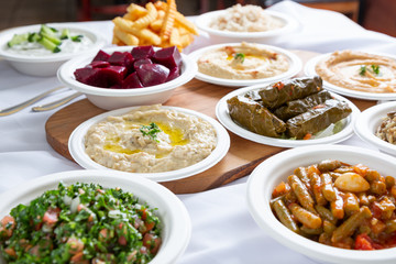 Arranged Food and Objects