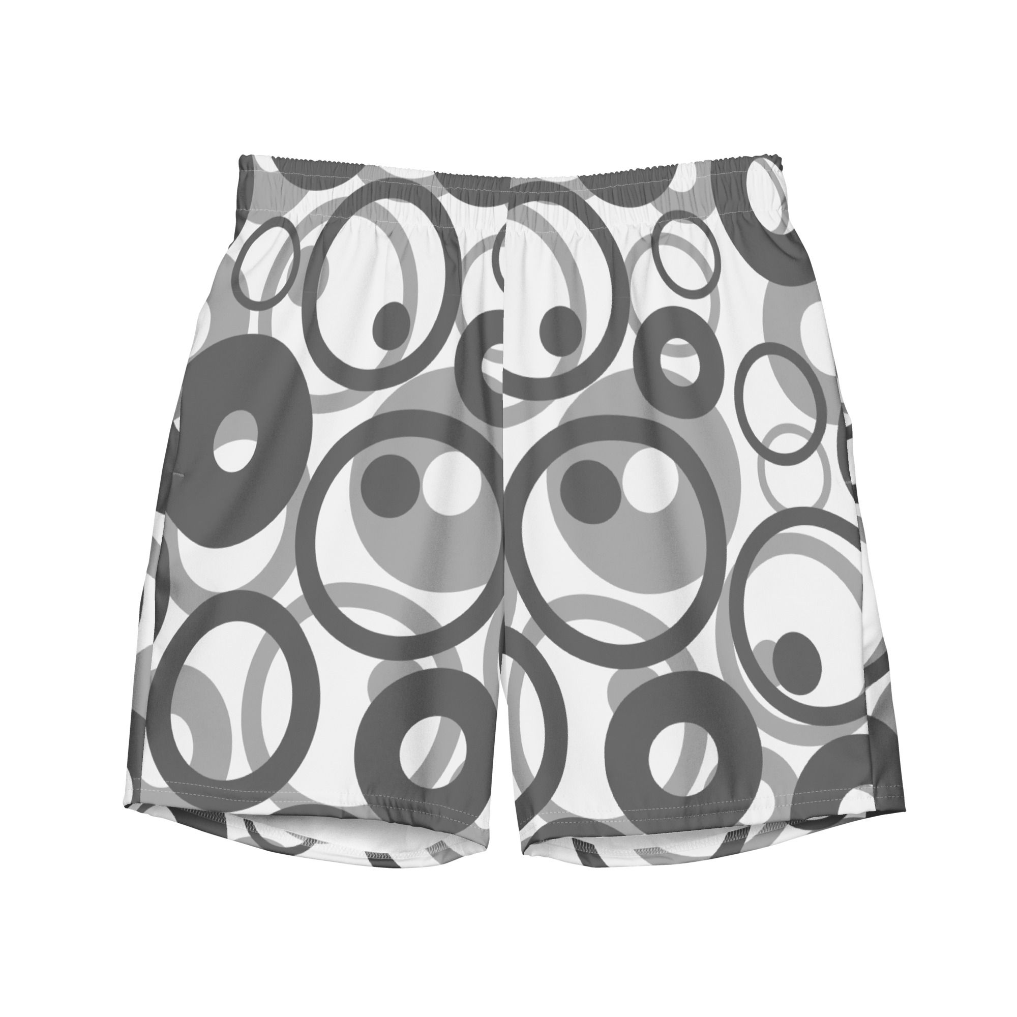 All-Over Print Recycled Swim Trunks